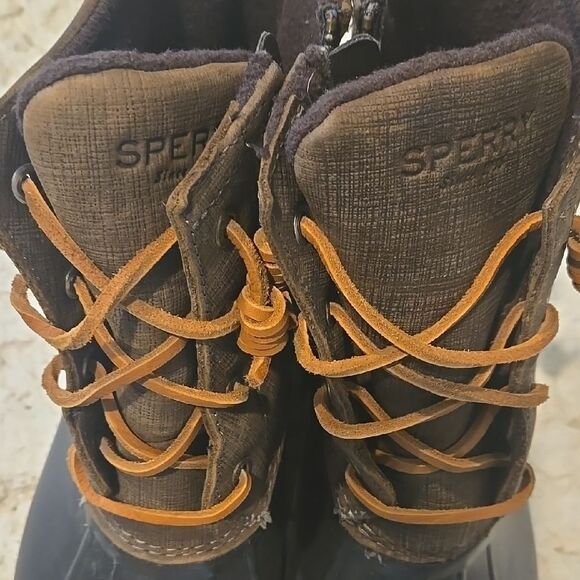 Sperry Black and Brown Duck Boots - Picture 7 of 12